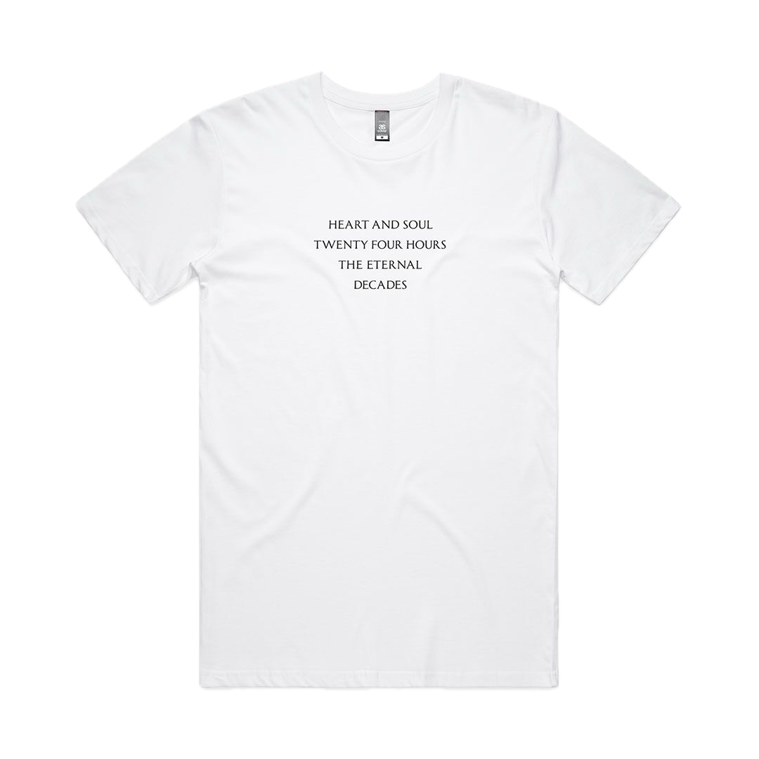 Closer Tracklist White T-Shirt