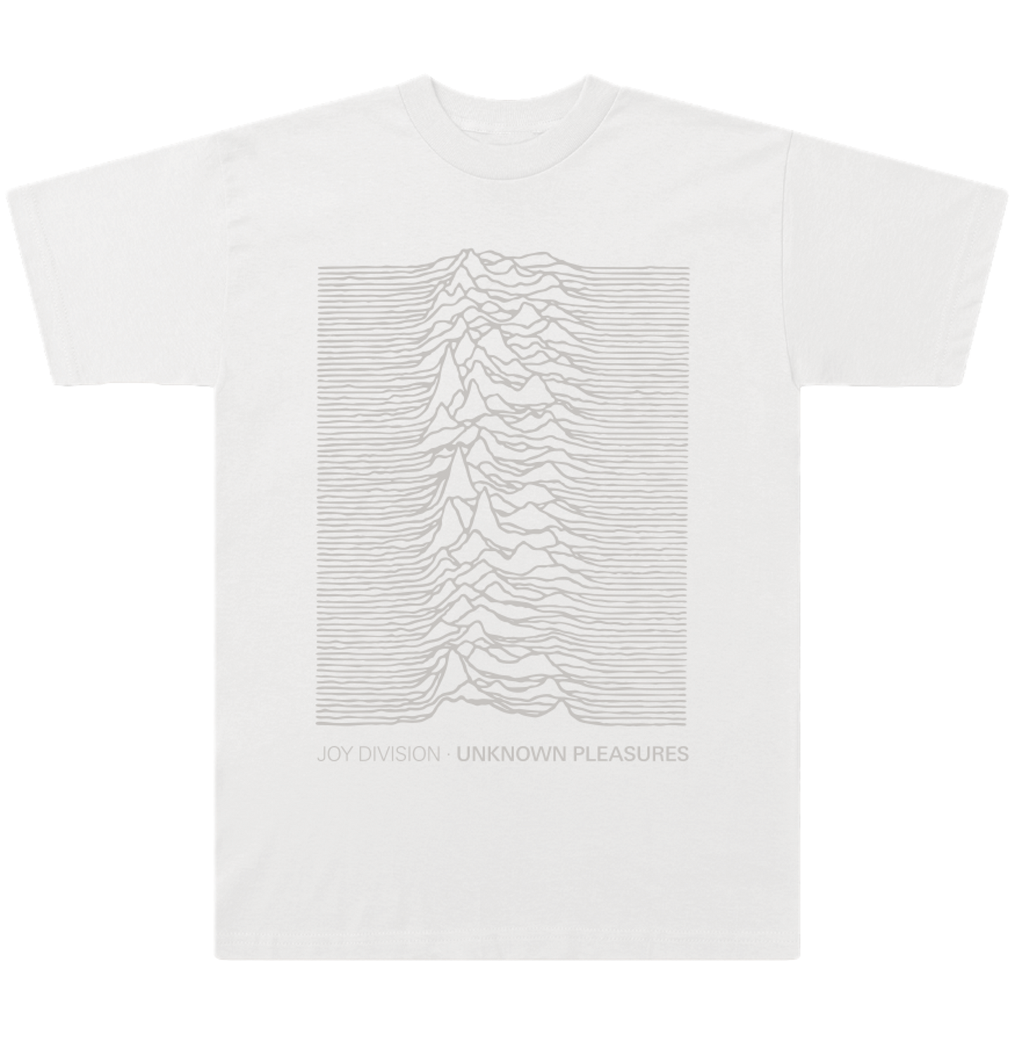 Unknown Pleasures White T-Shirt