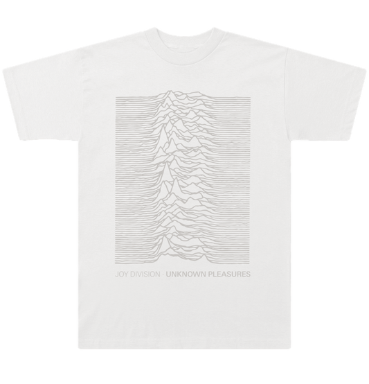 Unknown Pleasures White T-Shirt