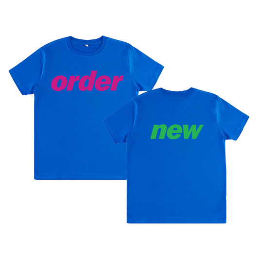 New/Order Blue T-Shirt