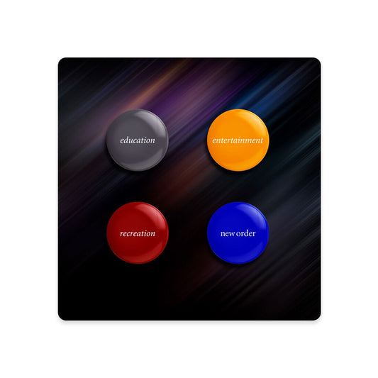 education entertainment recreation Badge Set