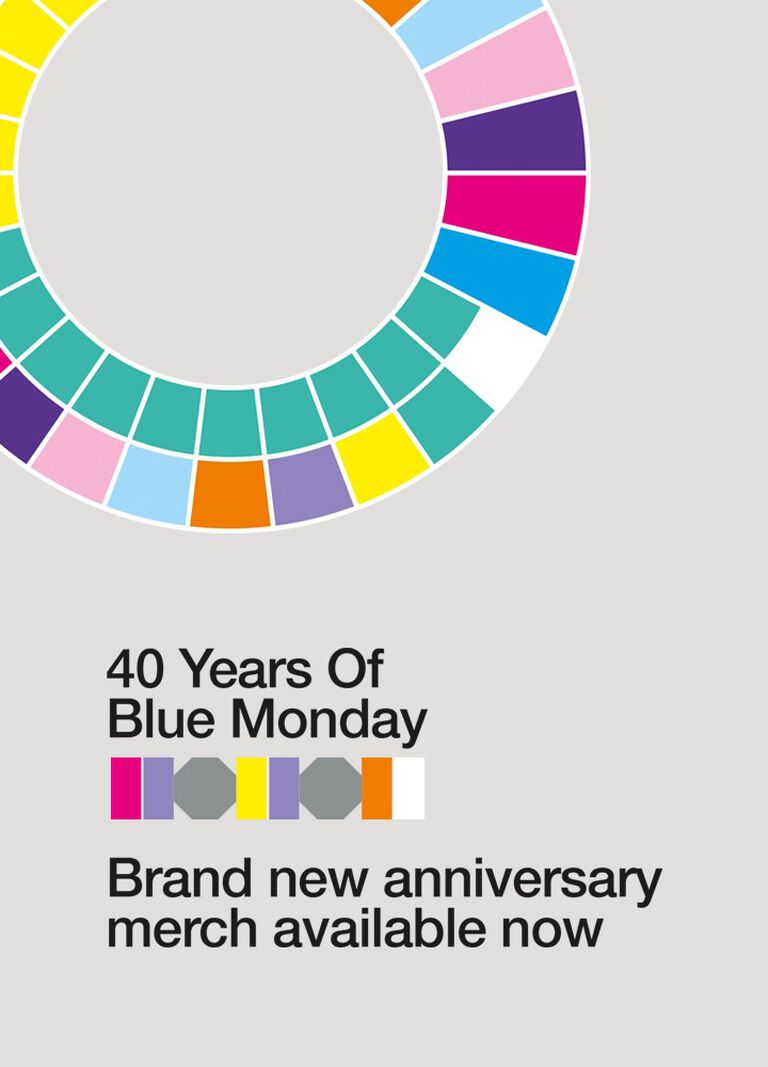 40 Years Of Blue Monday - Brand new anniversary merch available now