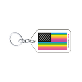 USA Flag Keyring