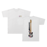 Blue Monday Bass Guitar T-Shirt White