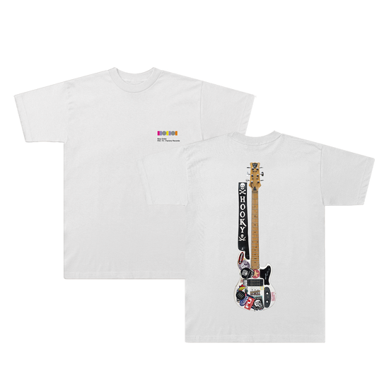 Blue Monday Bass Guitar T-Shirt White