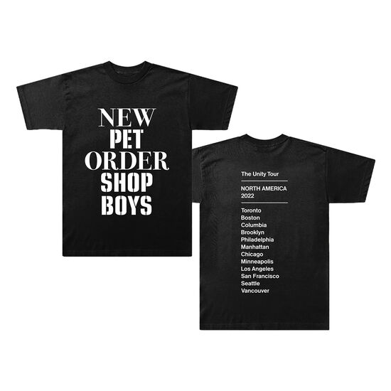 Unity 2022 Tour T-Shirt Black (XL)