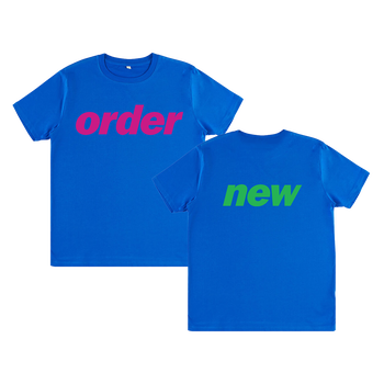 New/Order Blue T-Shirt