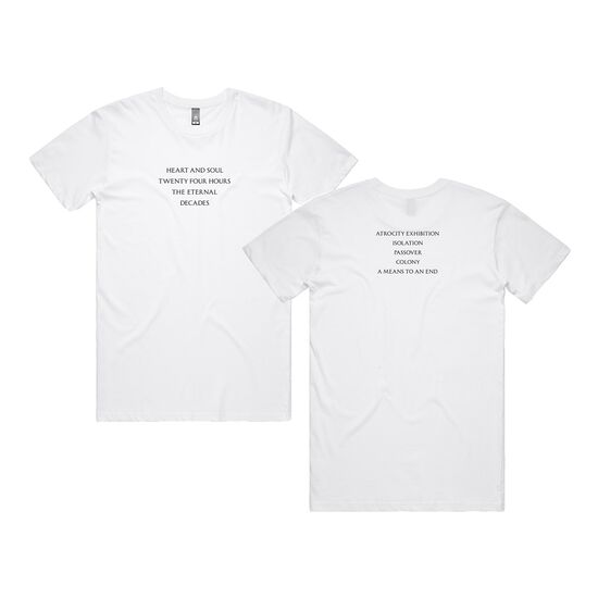 Closer Tracklist White T-Shirt