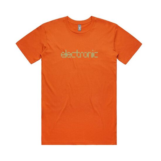 Electronic Logo T-Shirt Orange