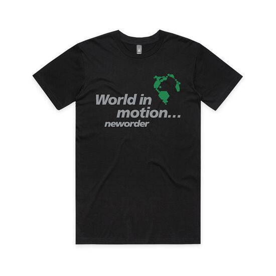 World in Motion Black T-Shirt