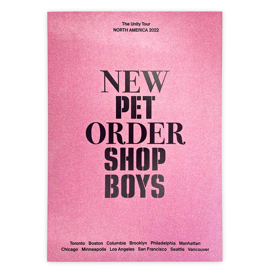 NEW ORDER x pet shop boys official Tシャツ new order x pet shop boys tour Tシャツ