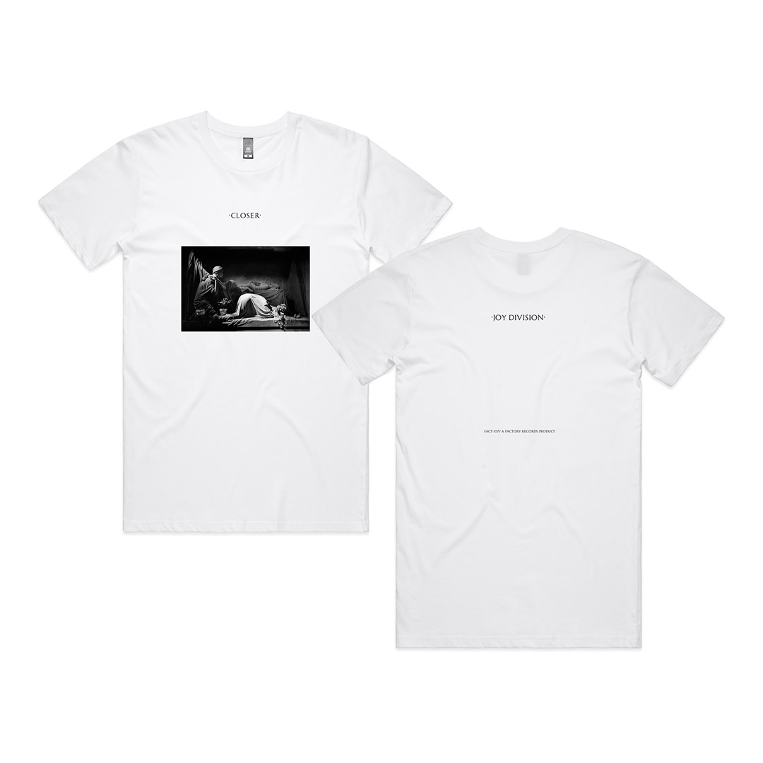 Closer Fac White T-Shirt | New Order